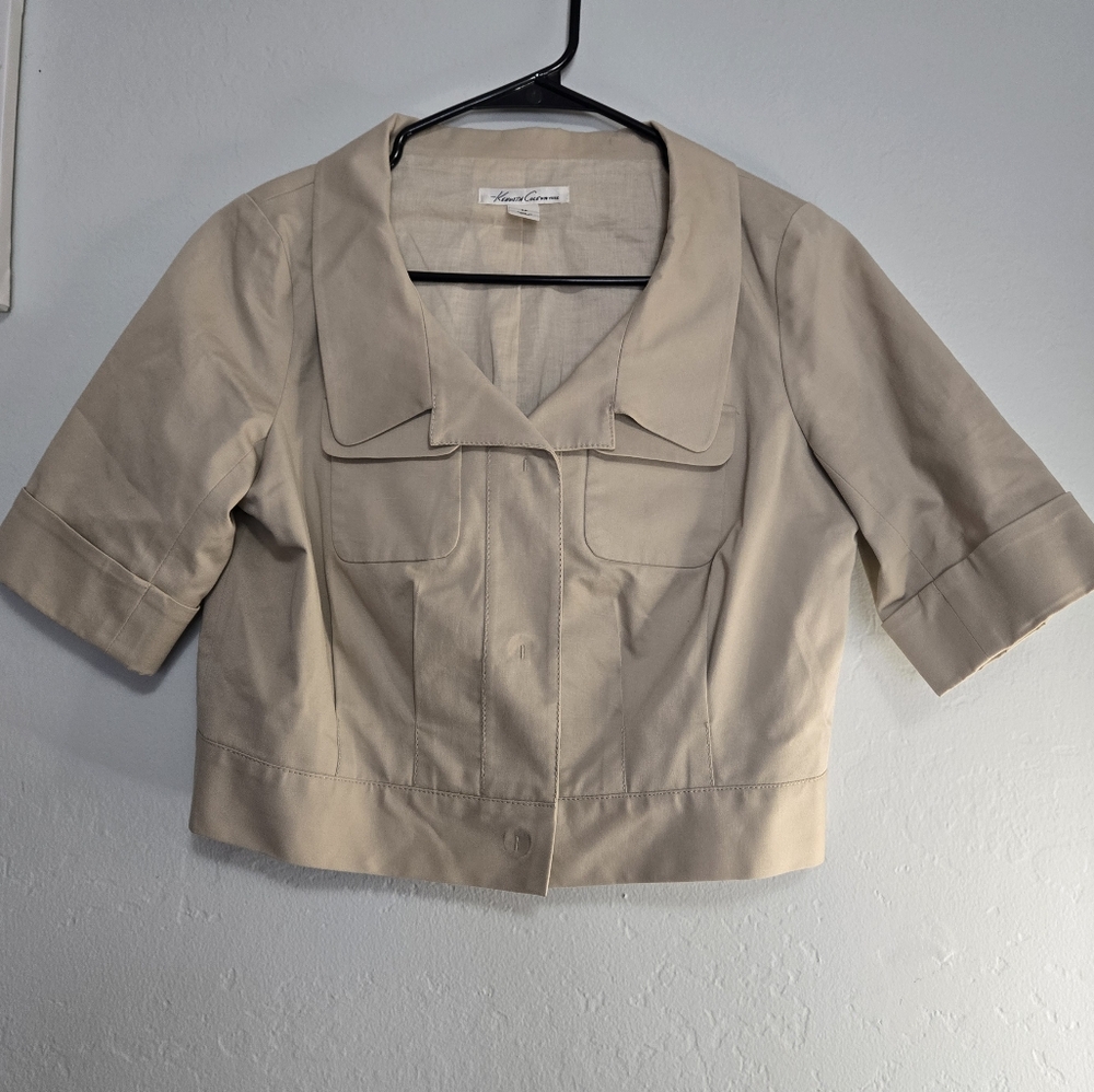 Kenneth Cole New York Tan Button Down Shirt